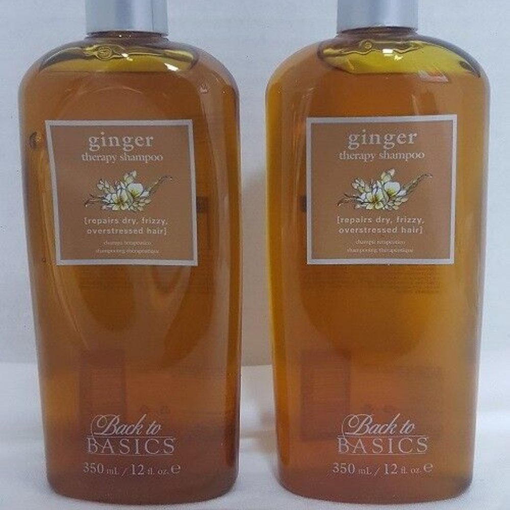 Back to Basics Ginger Therapy Shampoo 12 oz. Unisex (2 Pack)
